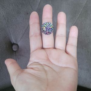 Bubble💭 Ring💍 with Iridescent Gemstones💎 - NWOT
